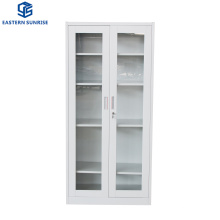 Wholesale New Design 2 Swing Steel Cupboard with Glass Door